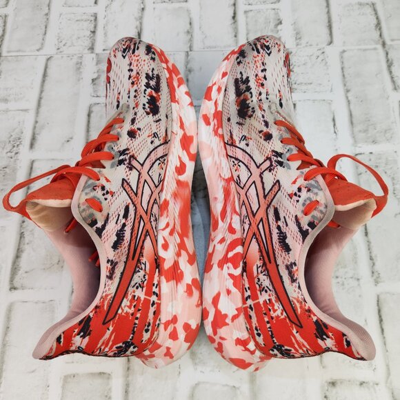 Asics Noosa Tri 14 Womens Sz 11 Tropical Cherry Tomato Triathlon Running Sneaker - Picture 7 of 10